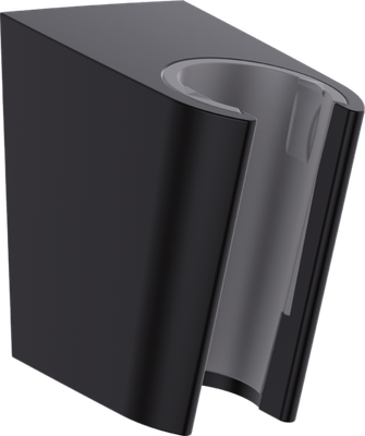Support mural Hansgrohe Porter S en noir mat