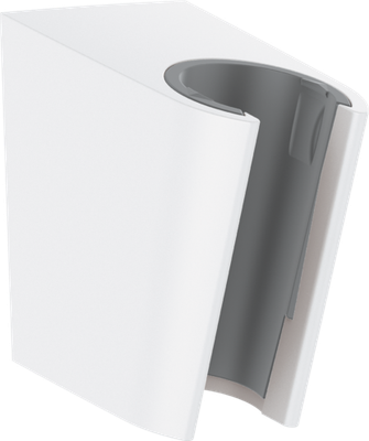 Support mural Hansgrohe Porter S en blanc mat
