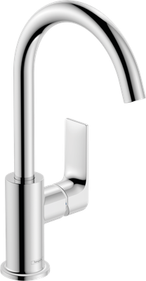 Mitigeur de lavabo Hansgrohe Rebris E 210 avec bec orientable et tirette et vidage