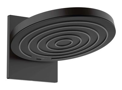 Douche de tête Hansgrohe Pulsify S 260 2 jets avec raccord mural en noir mat