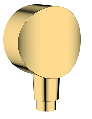 Coude de raccordement Hansgrohe FixFit S en doré poli