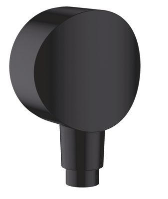 Coude de raccordement Hansgrohe FixFit S en noir mat
