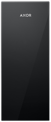 Plaque de finition 200 AXOR MyEdition en verre noir