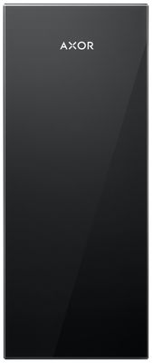 Plaque de finition 200 AXOR MyEdition en verre noir