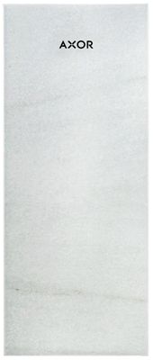 Plaque de finition 200 AXOR MyEdition en marbre blanc