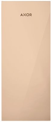 Plaque de finition 245 AXOR MyEdition en or rouge poli