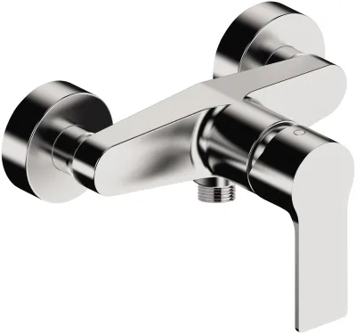 Mitigeur de douche avec levier frontal Remer Energy en laiton chromé