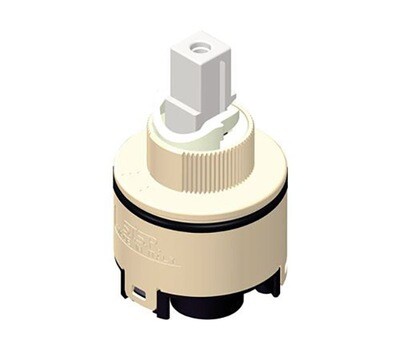 Cartouche céramique Remer W50, diamètre 35 mm, beige et gris, pour robinets mélangeurs de la série Energy.