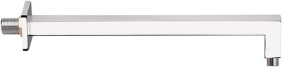 Bras de douche Remer carré 30 cm chromé