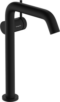 Mitigeur de lavabo Hansgrohe Tecturis S Fine 240 CoolStart, avec bonde Push-Open en noir mat