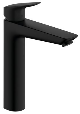 Mitigeur de lavabo Hansgrohe Logis 190 avec tirette et vidage en noir mat