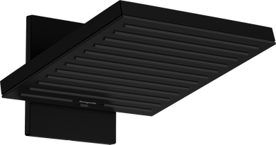 Douche de tête Hansgrohe Pulsify E 260 2 jets avec raccord mural en noir mat