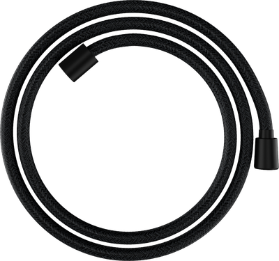 Flexible de douche Hansgrohe textile Designflex 1,60 m, en noir mat