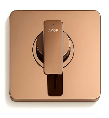 Set de finition pour mitigeur de douche encastré AXOR Citterio E en Or rouge poli