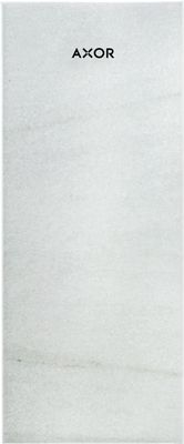 Plaque de finition 245 AXOR MyEdition en marbre blanc