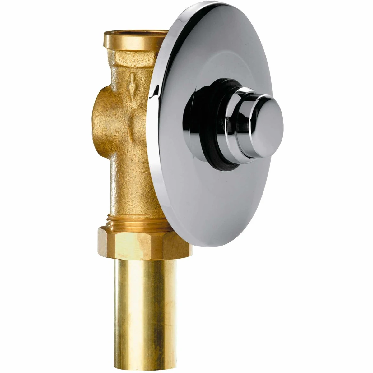 Robinet temporisé pour chasse d'eau Remer (temporisation 6 à 8 secondes)