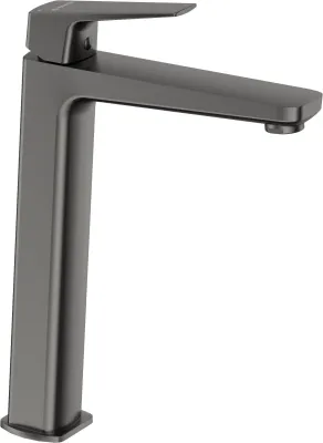 Mitigeur de lavabo rehaussé Deante Blur 226 sans bonde en titane