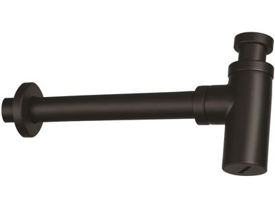 Siphon de lavabo Deante rond en noir mat