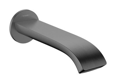 Bec déverseur Hansgrohe Vivenis en noir chromé brossé