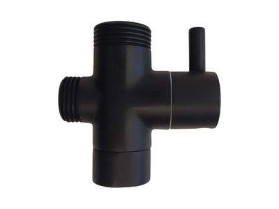 Commutateur pour colonnes de douche Deante Boro 2 fonctions en noir mat