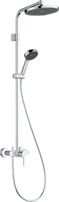 Colonne de douche Showerpipe Hansgrohe Activera S 240 1 jet avec mitigeur EcoSmart