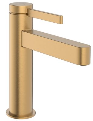 Mitigeur de lavabo Hansgrohe Finoris 110 CoolStart avec bonde push-open en bronze brossé