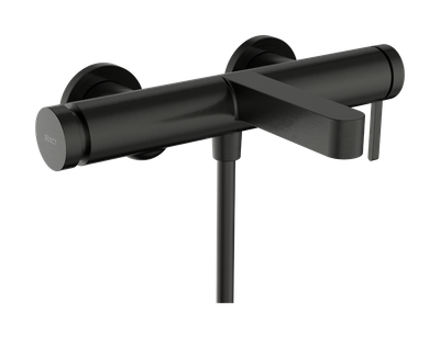 Mitigeur de bain / douche Hansgrohe Finoris en noir chromé brossé