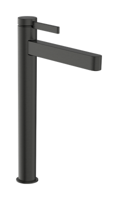 Mitigeur de lavabo Hansgrohe Finoris 260 CoolStart avec tirette et vidage en noir chromé brossé