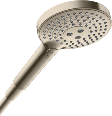 Douchette à main Axor ShowerSolutions 120 3 jets EcoSmart en nickel brossé