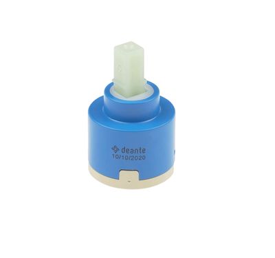 Cartouche céramique Deante 40 mm pour robinet mitigeur de cuisine Kostel, bleu et beige, datée du 10/10/2020.