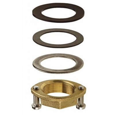 Kit de fixation pour robinet de salle de bain Hansgrohe 32 mm M33x1,5 avec rondelles et boulons en laiton et métal.