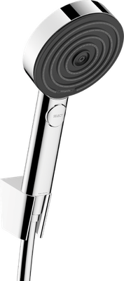 Support mural Hansgrohe avec douchette à main Pulsify Select S 3 jets et flexible