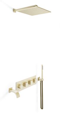 Ensemble de bain / douche thermostatique encastré THG - Collection "Obione"