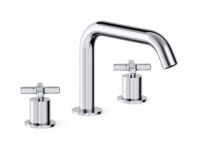 Mélangeur de lavabo 3 trous THG avec vidage - Collection "Estran"