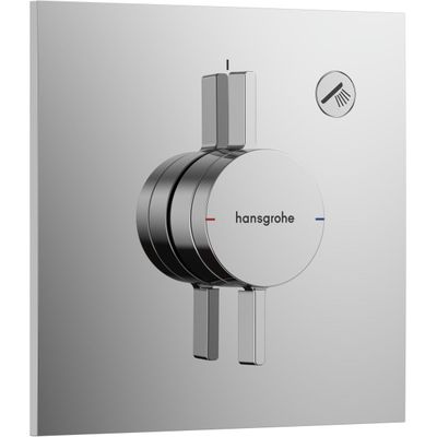 Set de finition pour mitigeur mécanique encastré Hansgrohe DuoTurn E avec 1 fonction