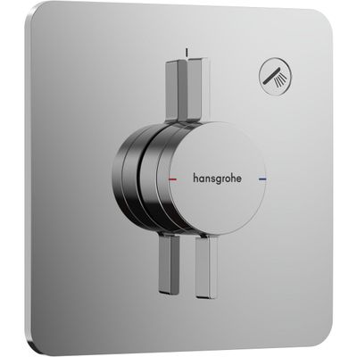 Set de finition pour mitigeur mécanique encastré Hansgrohe DuoTurn Q avec 1 fonction