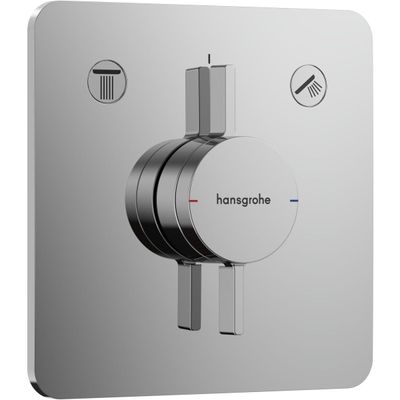 Set de finition pour mitigeur mécanique encastré Hansgrohe DuoTurn Q avec 2 fonctions