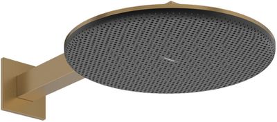 Douche de tête Hansgrohe Raindance Alive S 300 2 jets EcoSmart avec bras de douche en bronze brossé