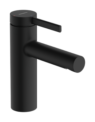 Mitigeur de lavabo Hansgrohe Zesis S 100 CoolStart avec tirette et vidage en noir mat